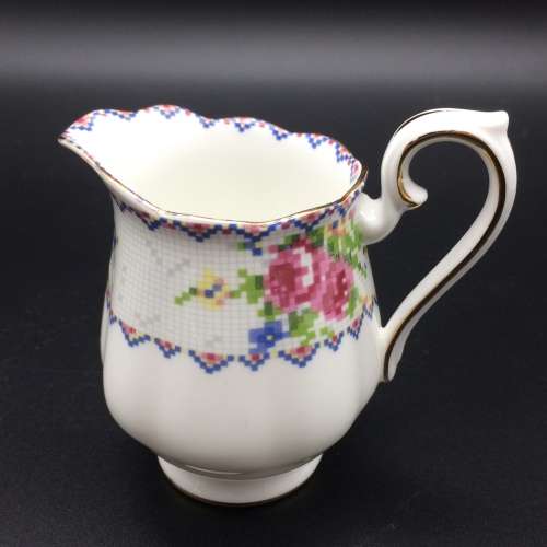 Vintage Royal Albert 'Petit Point' Cream Jug