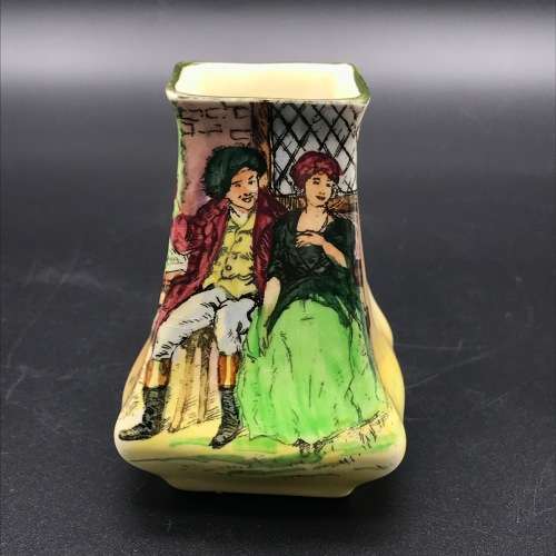 Miniature Royal Doulton `Bobbie Burns` Vase