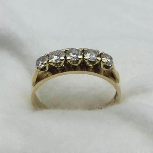 Vintage 18ct Gold and Diamond Eternity Ring (V. R54 900)
