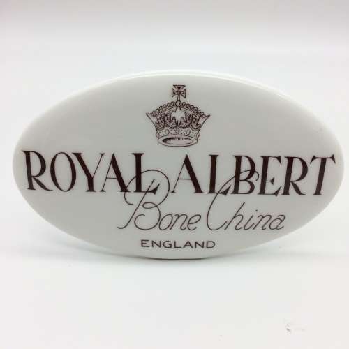 Vintage 'Royal Albert' Advertising Display Sign