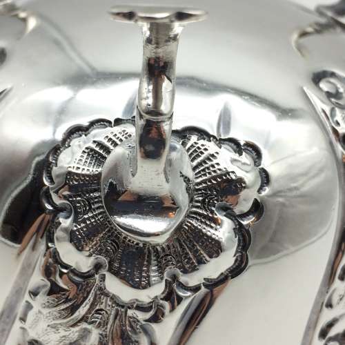 Ornate Antique Sterling Silver Sugar Bowl