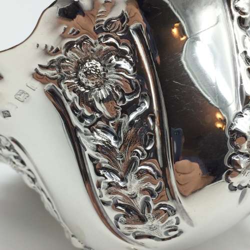 Ornate Antique Sterling Silver Sugar Bowl