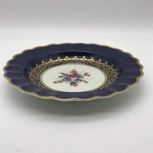 Rare Antique 'First Period Worcester' Plate (C.1770)