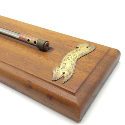 Large Wooden Vintage Wall Thermometer