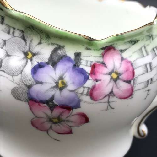 Rare Pattern`Paragon`China Milk Jug and Sugar Bowl