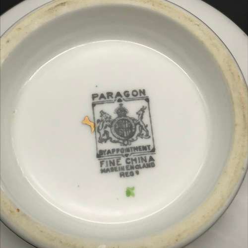 Rare Pattern`Paragon`China Milk Jug and Sugar Bowl
