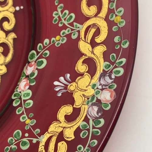 Vintage `Salviati & Moser` Venetian Glass Dish