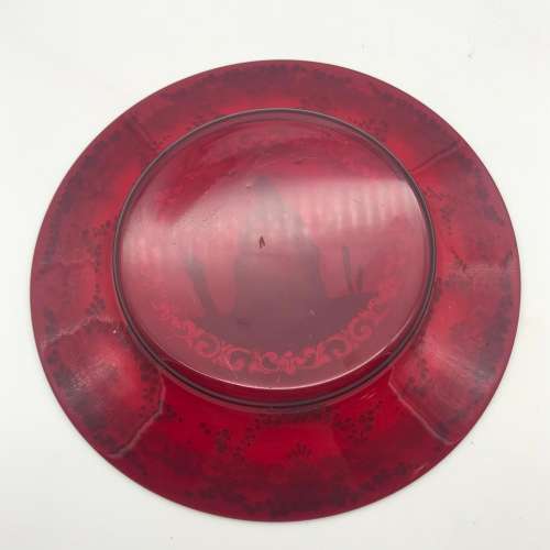Vintage `Salviati & Moser` Venetian Glass Dish