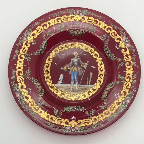 Vintage `Salviati & Moser` Venetian Glass Dish