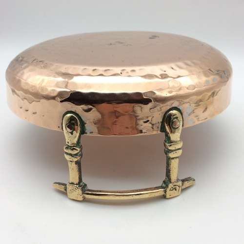 Vintage `HATTI` Copper Bowl with Brass Handles