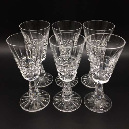 Set of Six Waterford `KYLEMORE` Sherry/Port Glasses