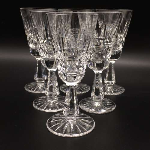 Set of Six Waterford `KYLEMORE` Sherry/Port Glasses