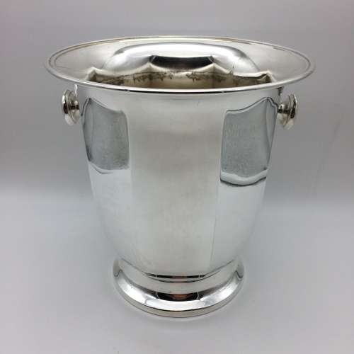 Large Vintage Silver-Plated Wine or Champagne Cooler