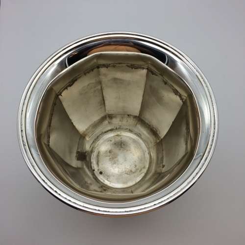 Large Vintage Silver-Plated Wine or Champagne Cooler