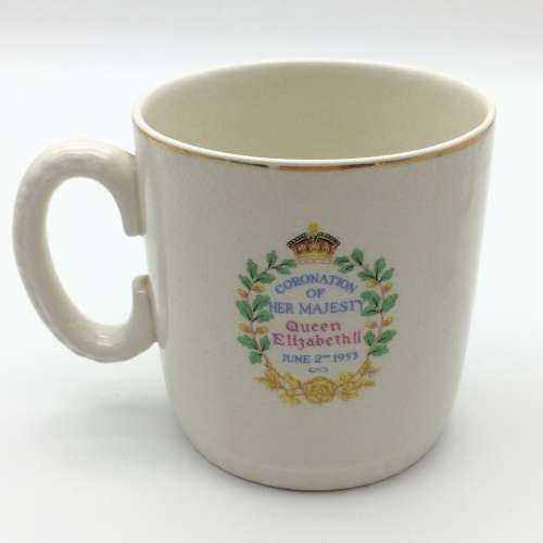Three Collectable `Queen Elizabeth II` Commemorative Mugs