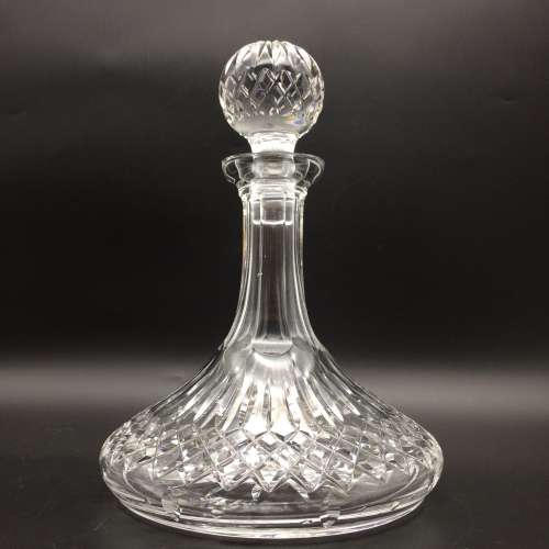 Elegant `Waterford` Ships Decanter (Lismore)