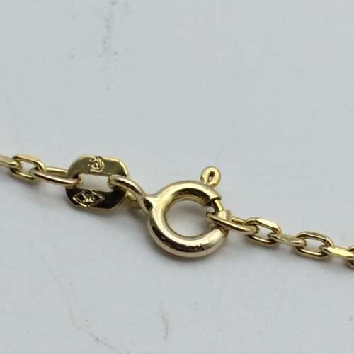 Attractive 9ct Gold, Diamond and Garnet Cross and Chain ( Val. Certificate R10 650 )