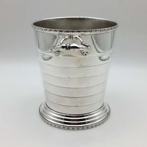 Stylish Vintage `SERANCO` Silver-Plated Ice Bucket