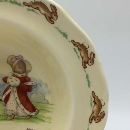 `Barbara Vernon` Signed Royal Doulton `Bunnykins` Baby Bowl