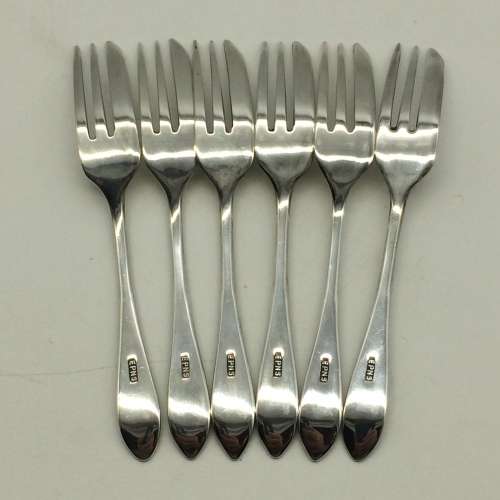 Boxed Silver-Plated Cake Forks