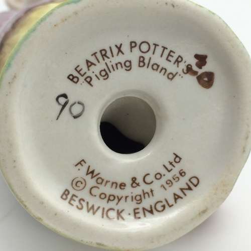 Vintage Beatrix Potter `Pigling Bland` Figure