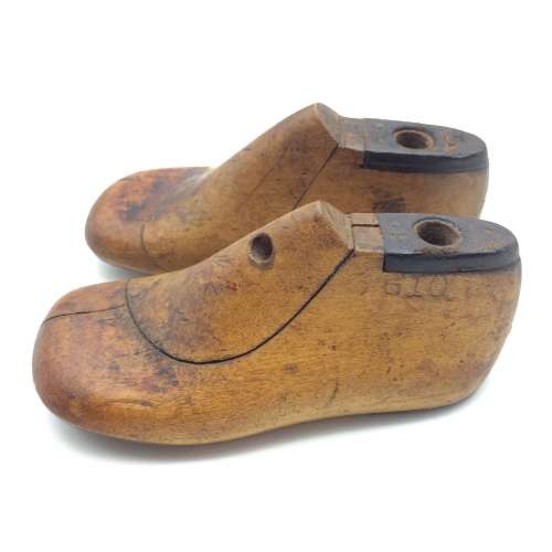 Antique Pair of Childs Wooden `Shoe Lasts`