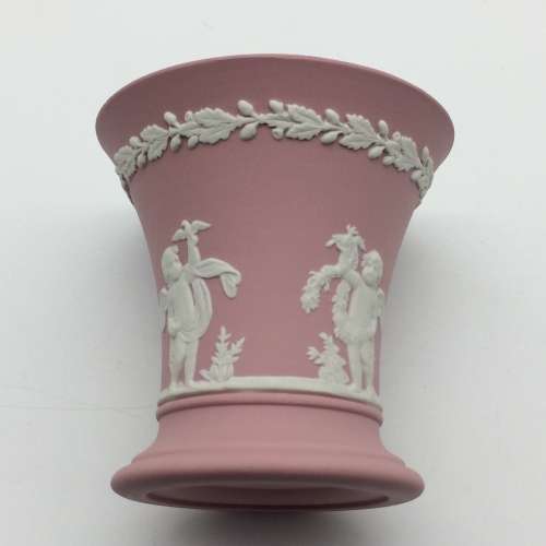 Pink Wedgwood Jasperware Vase