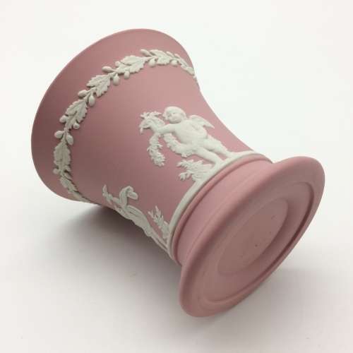 Pink Wedgwood Jasperware Vase