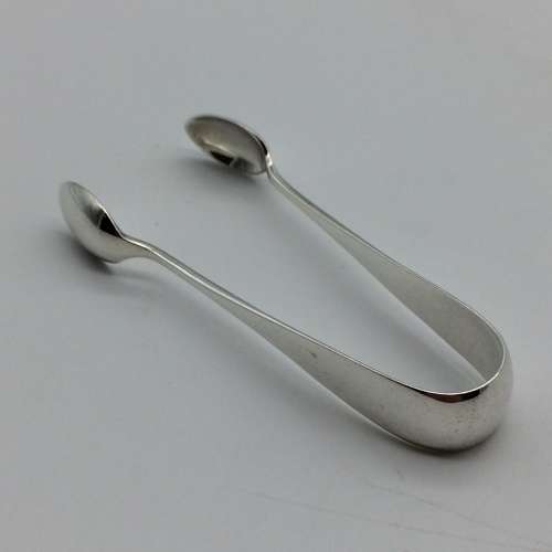Solid Silver Antique Sugar Tongs