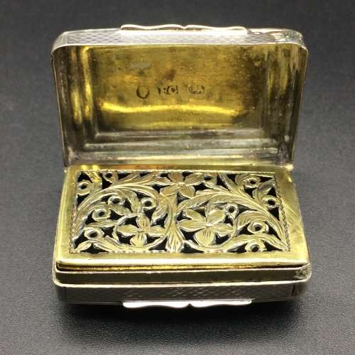 Antique Silver Vinaigrette (Birmingham 1835)