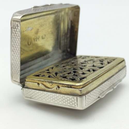 Antique Silver Vinaigrette (Birmingham 1835)