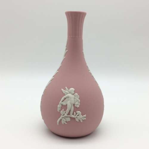 Pink Wedgwood Jasperware Vase