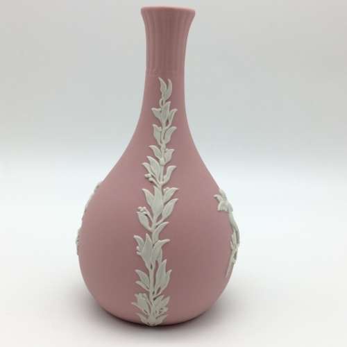 Pink Wedgwood Jasperware Vase