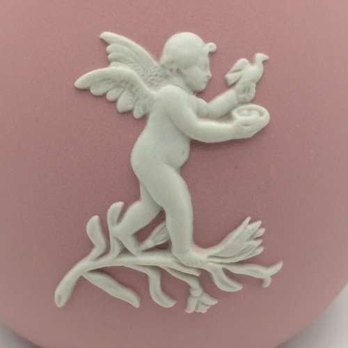 Pink Wedgwood Jasperware Vase