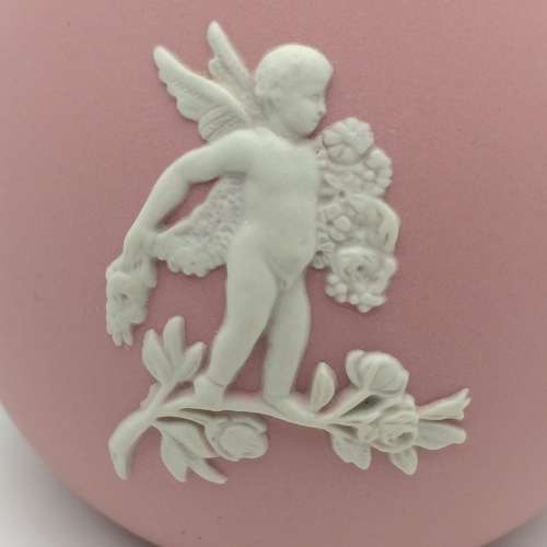 Pink Wedgwood Jasperware Vase