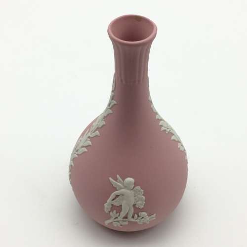Pink Wedgwood Jasperware Vase