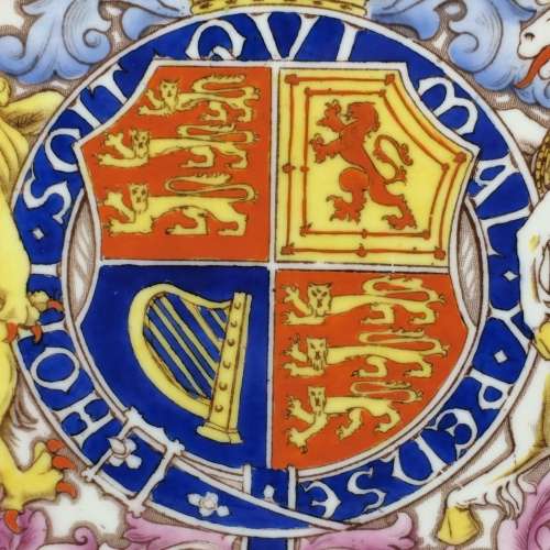 1937 Paragon `King George VI` Coronation Plate