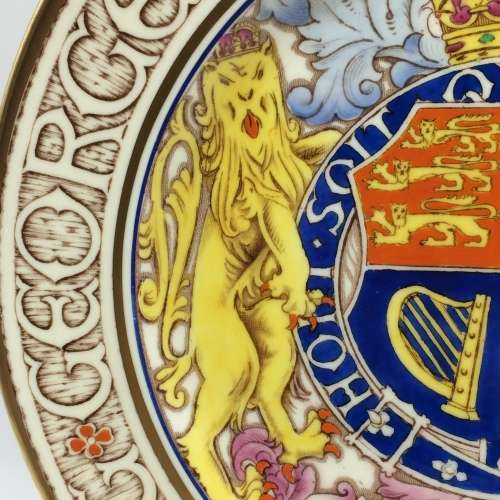 1937 Paragon `King George VI` Coronation Plate