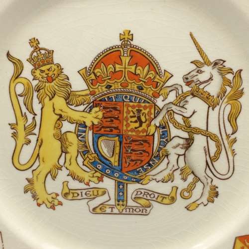 `1939 Royal Visit to USA` China Plate