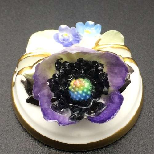`Royal Crown Derby` (Flower) Name Card Holders
