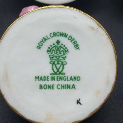 `Royal Crown Derby` (Flower) Name Card Holders