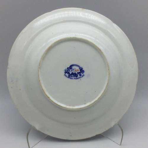 `MINTON and BOYLE` `FELSPAR PORCELAIN` Queens Pattern Bowl/Plate (1836-1841)