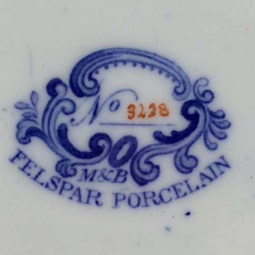 `MINTON and BOYLE` `FELSPAR PORCELAIN` Queens Pattern Bowl/Plate (1836-1841)