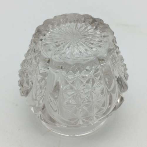Antique Sterling Silver and Cut-Glass Dressing Table Jar