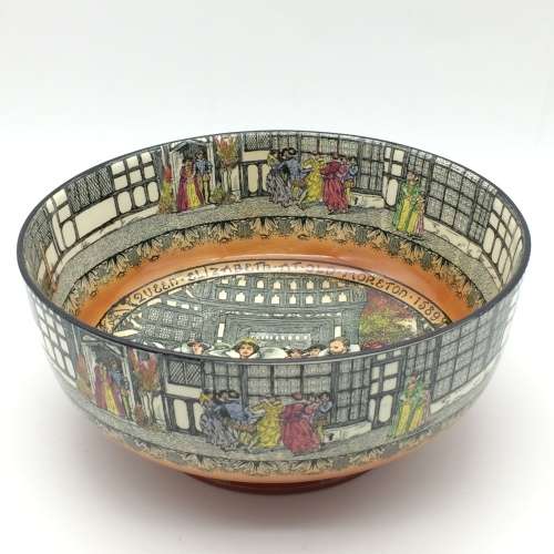 Large Royal Doulton `Old Moreton Hall` Bowl (D3858)