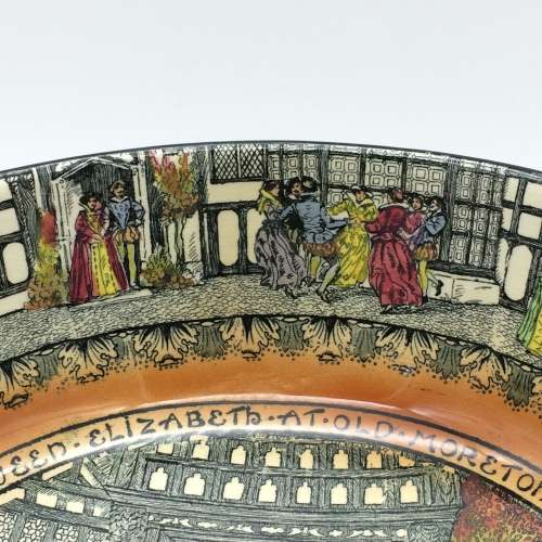 Large Royal Doulton `Old Moreton Hall` Bowl (D3858)