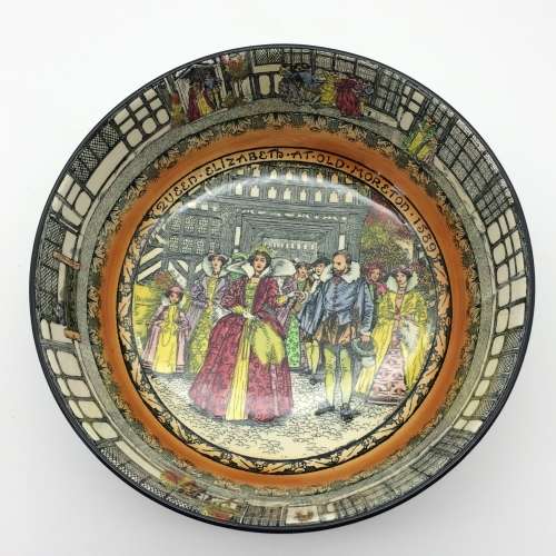 Large Royal Doulton `Old Moreton Hall` Bowl (D3858)
