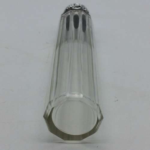 Victorian Solid Silver Topped Scent Bottle (1894)