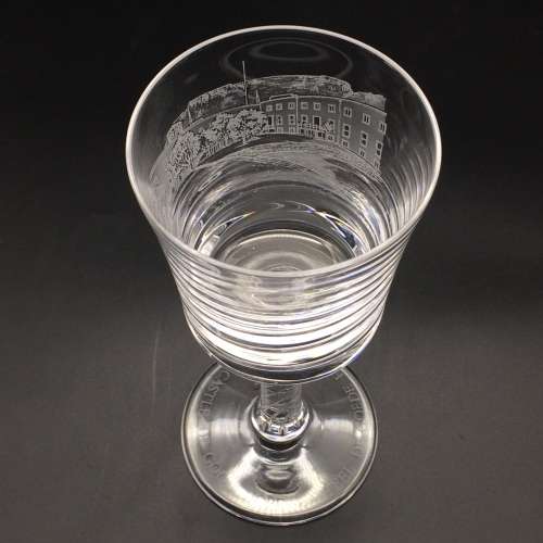 Scarce `Castle of Good Hope VOC` Crystal Wine Glass