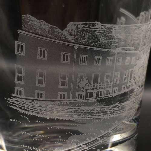 Scarce `Castle of Good Hope VOC` Crystal Wine Glass